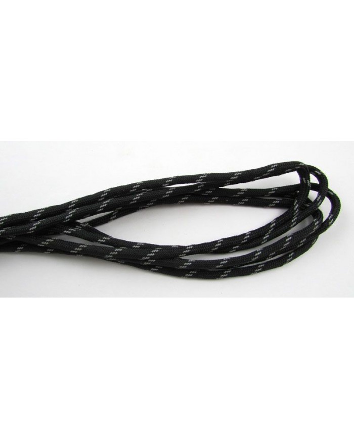 Paracord Reflective Black 5m