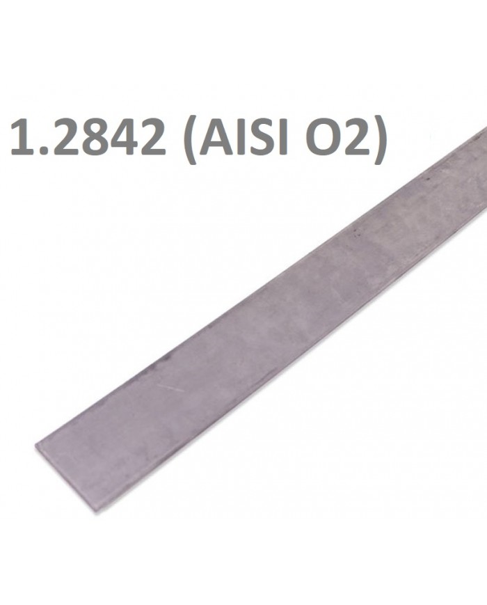 Jeklo 90MnCrV8 / 1.2842 / AISI O2 - 800x40x3,5mm