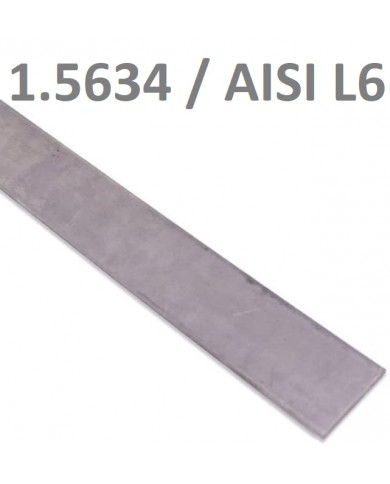Jeklo 1.5634 / AISI L6 - 1000x40x2mm