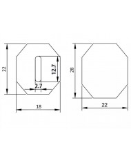 Ročaj ebenovina/wenge
