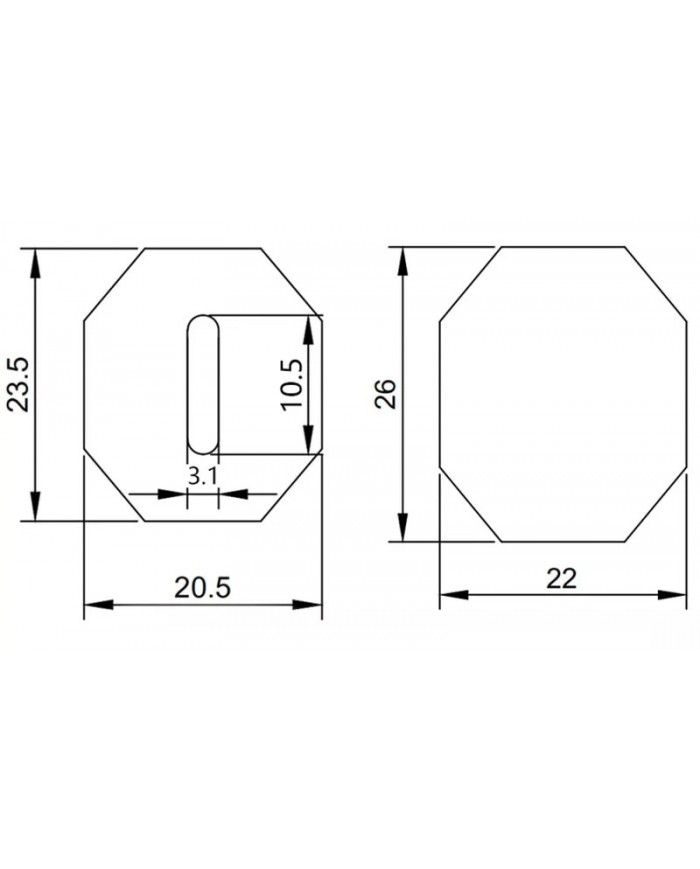 Ročaj ebenovina/zebrano