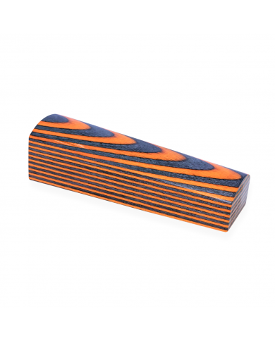 Laminiran les - oranžno/temno siv