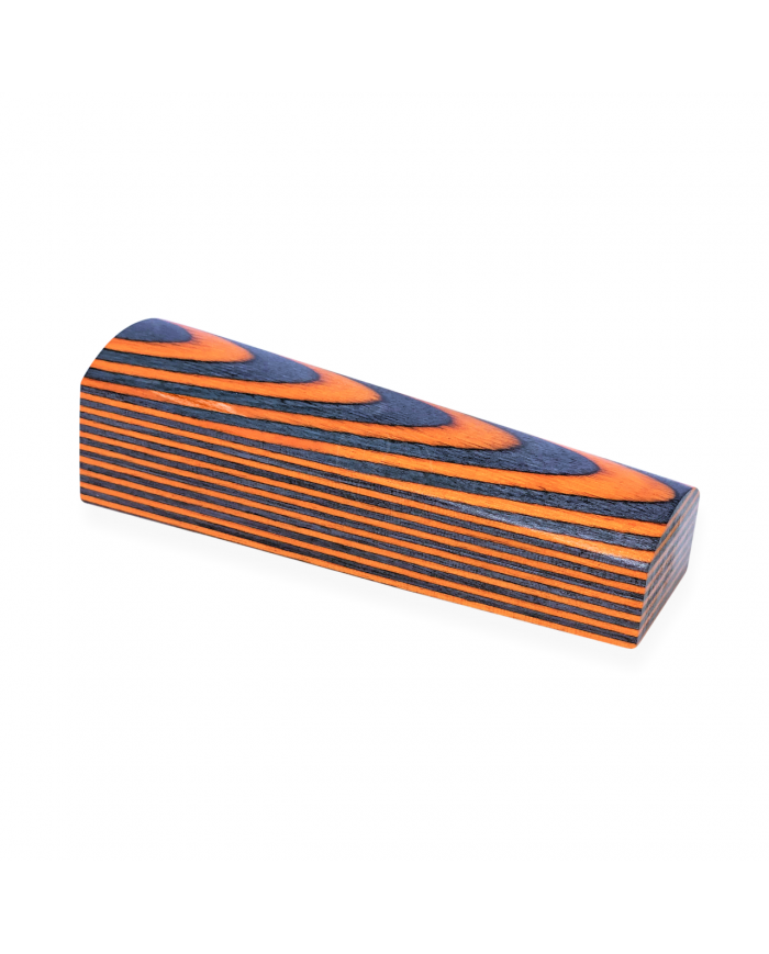 Laminiran les - oranžno/temno siv