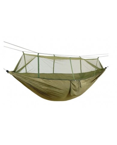 Viseča mreža - Hammock 270 x 140cm z zaščito proti komarjem